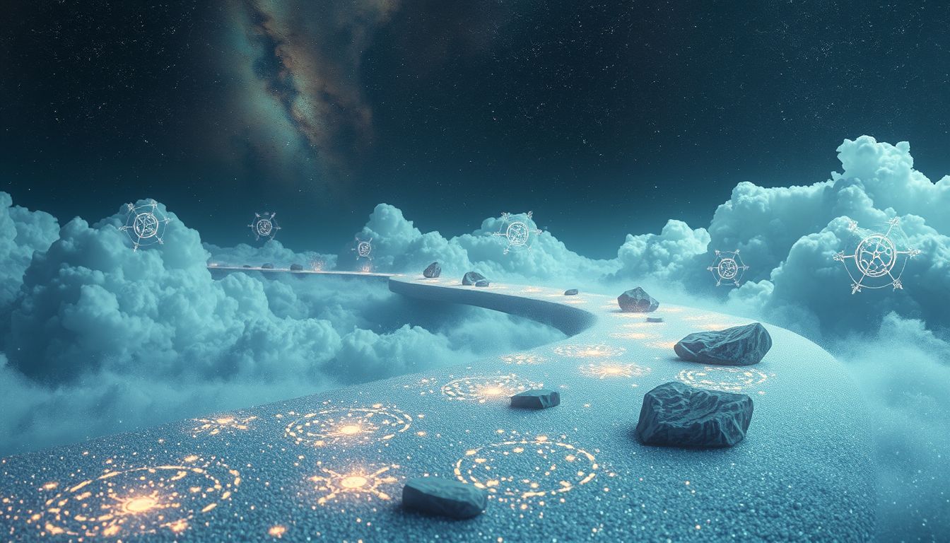 Hindernisse im Traum symbolisieren oft innere Konflikte und Ängste.