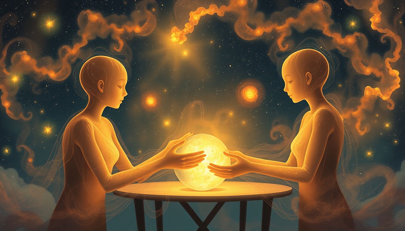 Traum 5 symbolisiert Gemeinschaft und Nähe zu vertrauten Personen.