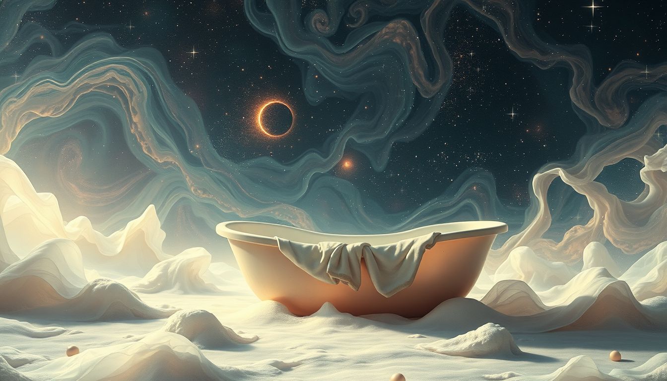 Ein schmutziges türkisches Bad symbolisiert innere Vernachlässigung.