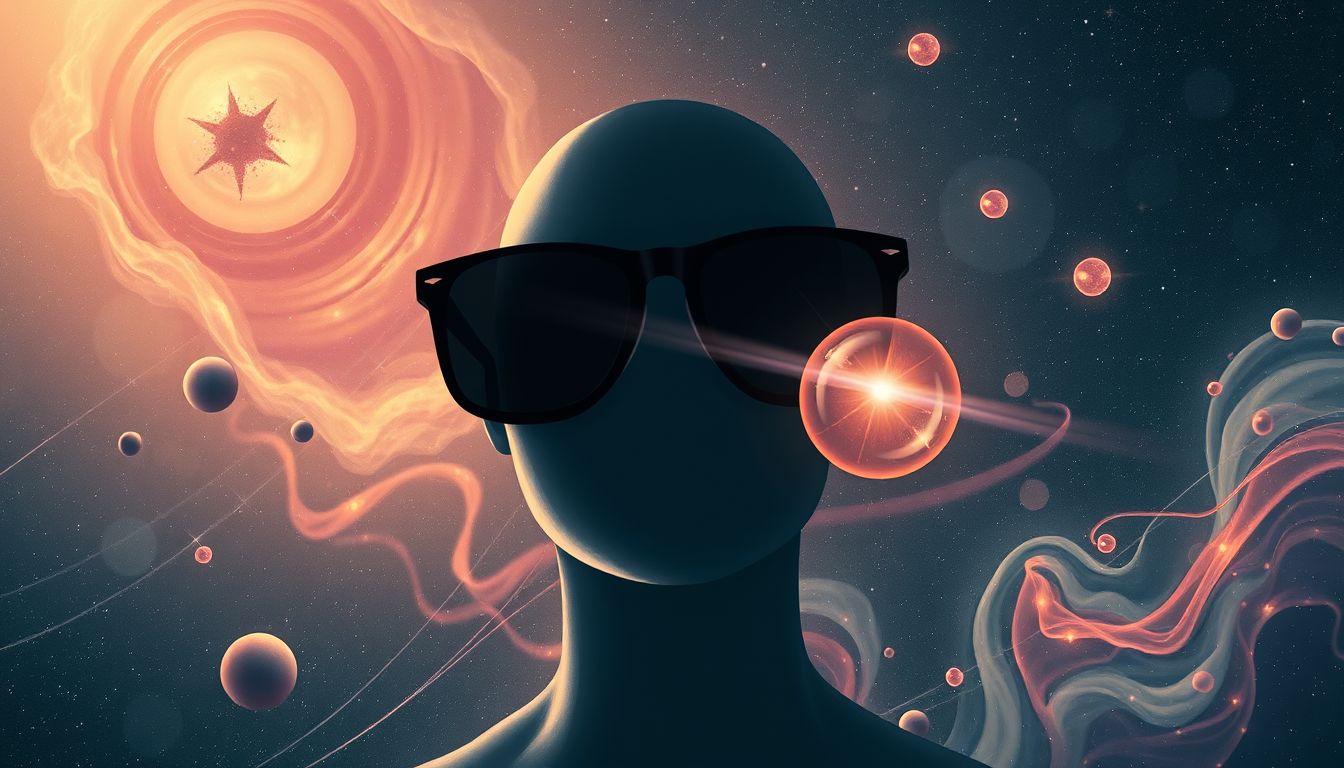 Eine zu dunkle Sonnenbrille im Traum symbolisiert verborgene Ängste.