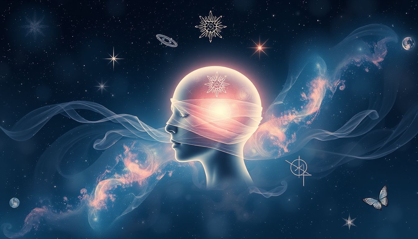 Ein Gips am Kopf symbolisiert Schutz vor belastenden Gedanken.