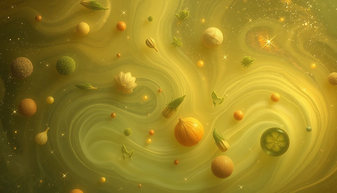 Vegetarische Brühe symbolisiert innere Klarheit und emotionale Reinigung.