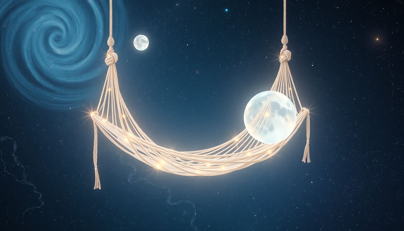 Eine Hängematte im Traum symbolisiert oft innere Entspannung und Freiheit.