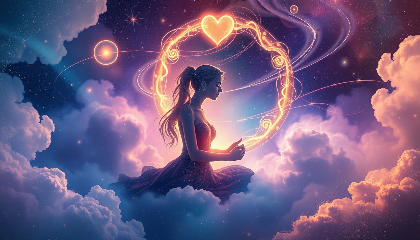 Eine Rede von Geliebten symbolisiert innere Kommunikation und Emotion.