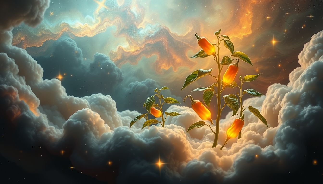 Der Traum vom Chili-Anbau symbolisiert lebendige Kreativität und Tatkraft.