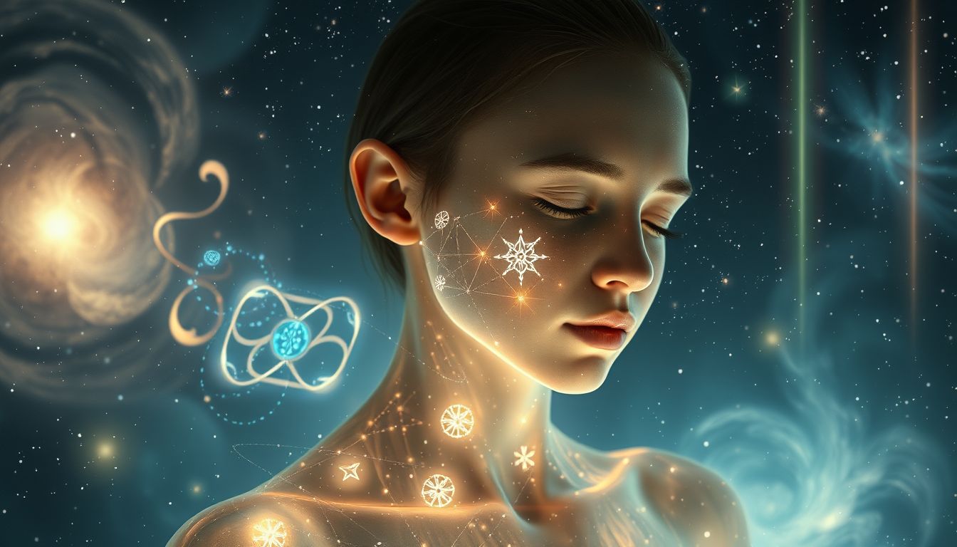 Ein Aufdruck auf der Haut symbolisiert tief verwurzelte persönliche Veränderungen.