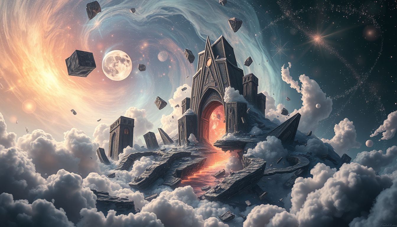 Ein einstürzendes Logis symbolisiert oft drohenden Kontrollverlust im Traum.