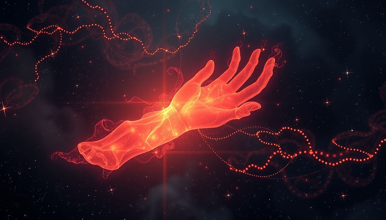 Ein entzündeter Arm im Traum symbolisiert unterdrückte Ängste.
