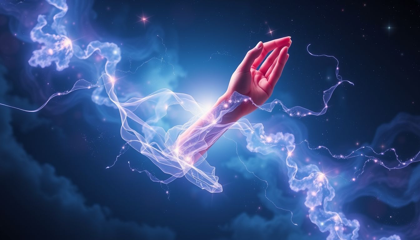 Ein frei bewegliches Handgelenk symbolisiert Unabhängigkeit und Handlungskraft.