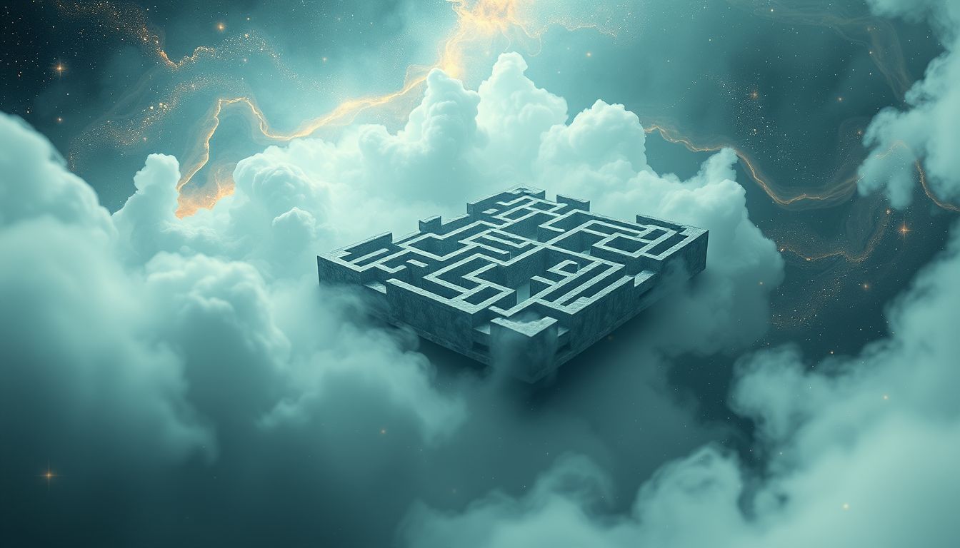 Im Traum verirrt im Logis symbolisiert innere Orientierungslosigkeit und Suche.