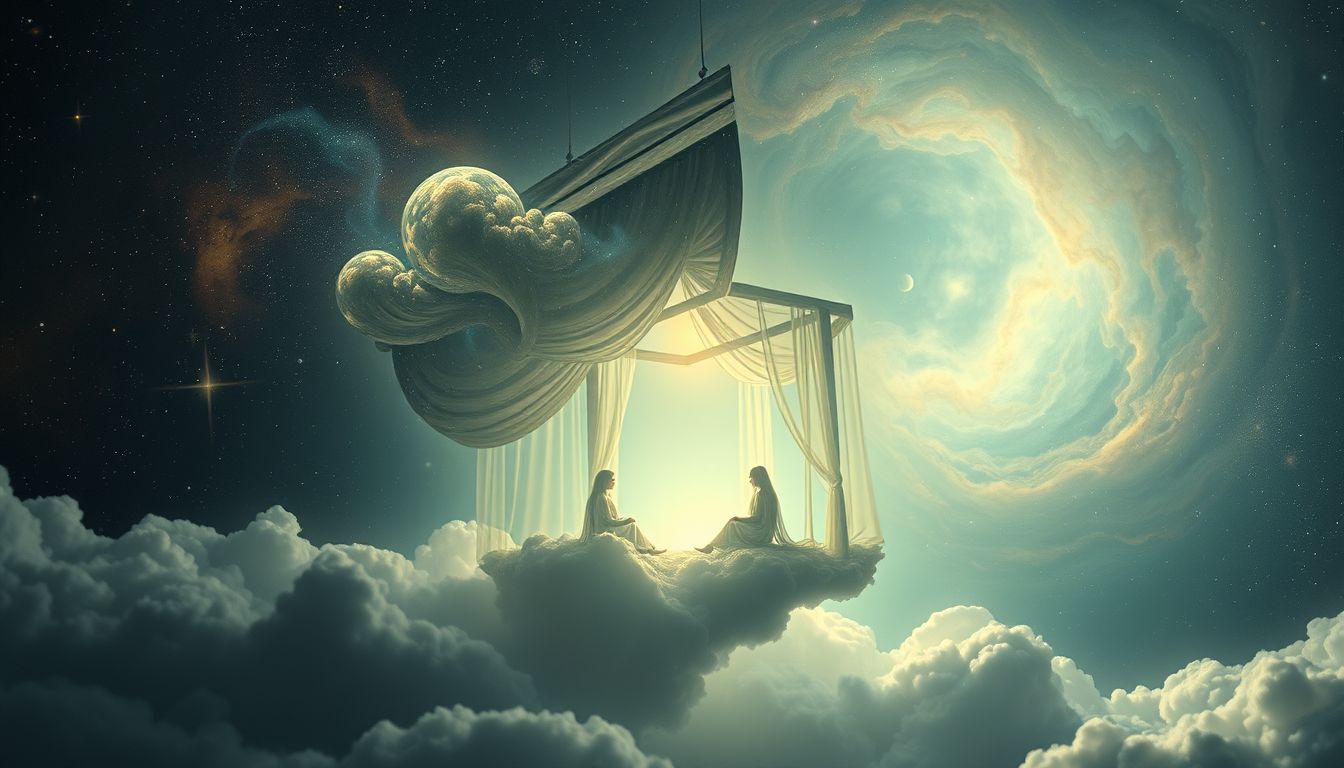 Träumen von Trauer-Logis symbolisiert emotionalen Abschied und innere Heilung.