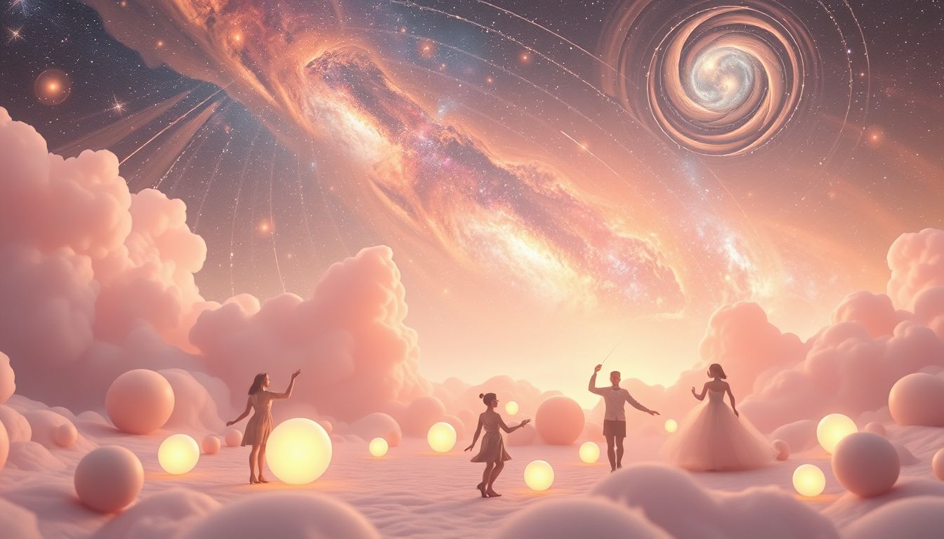 Der Sternenhimmel symbolisiert Freiheit und grenzenlose Lebensfreude im Traum.