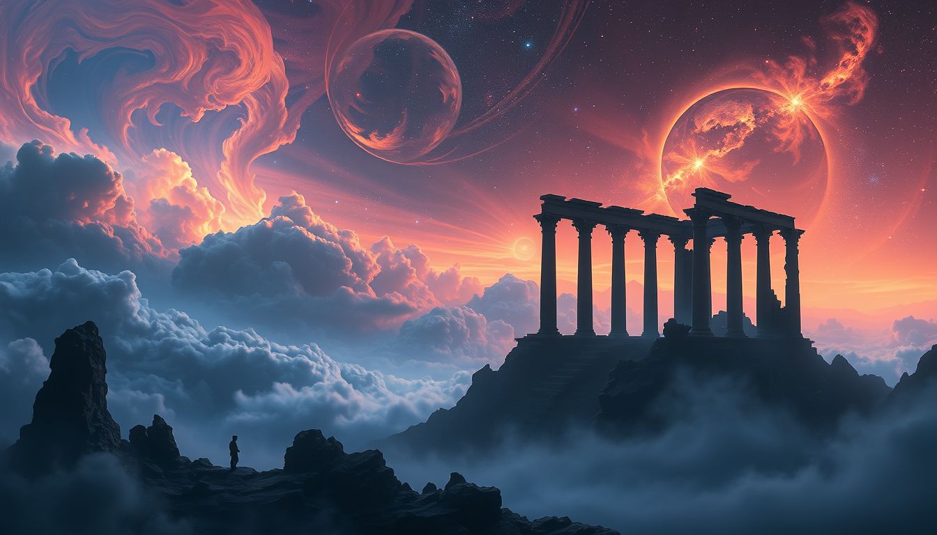 Der Traum von Ruinen symbolisiert oft unerfüllte Sehnsüchte und Vergänglichkeit.