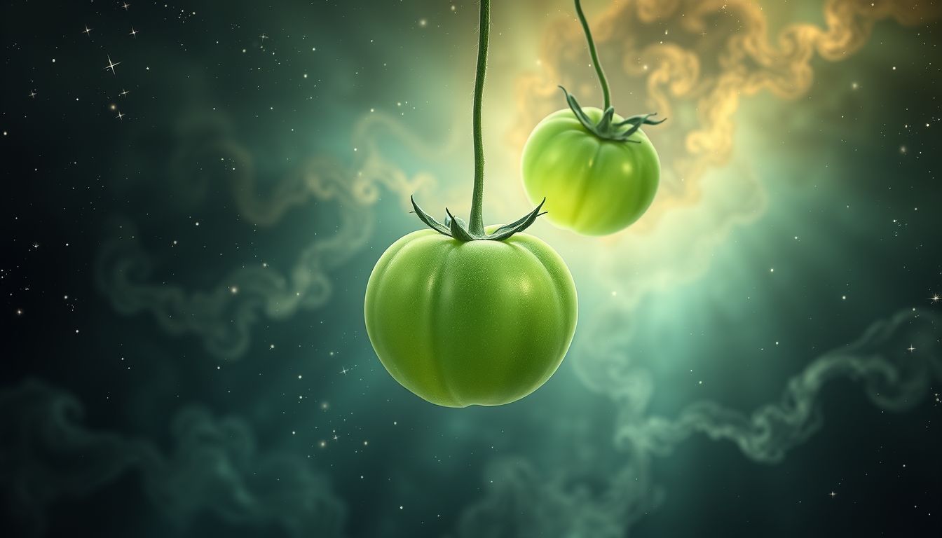 Grüne Tomaten im Traum symbolisieren oft verpasste Gelegenheiten und Ungeduld.