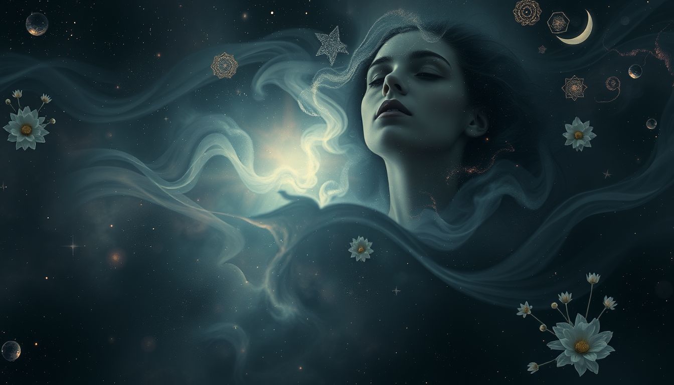 Dunkles Make-up im Traum symbolisiert oft verborgene emotionale Schmerzen.