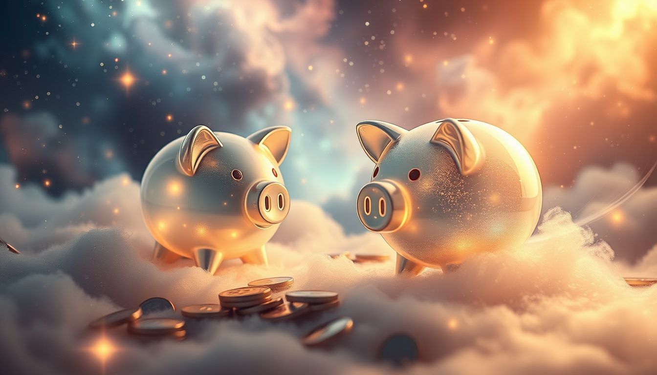 Traumbilder von Spardosen symbolisieren oft finanzielle Sicherheit und Sparsamkeit.