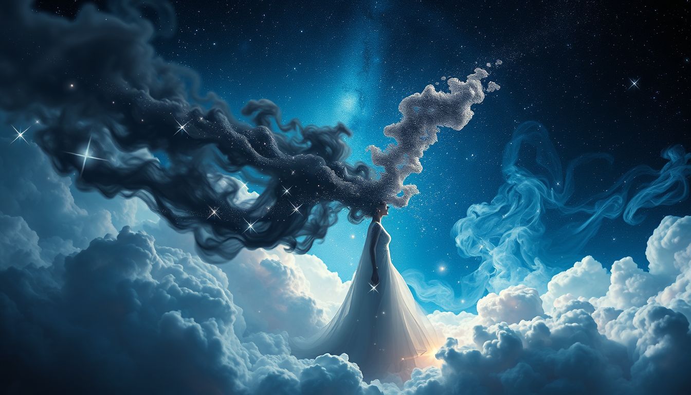 Das Erbrechen von Abschaum symbolisiert Befreiung von innerem Ballast.