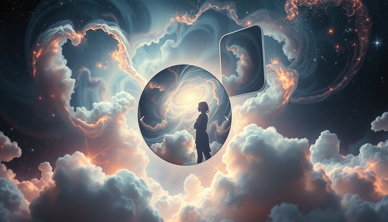 Spiegel im Ankleideraum spiegeln Selbstwahrnehmung und verborgene Ängste.