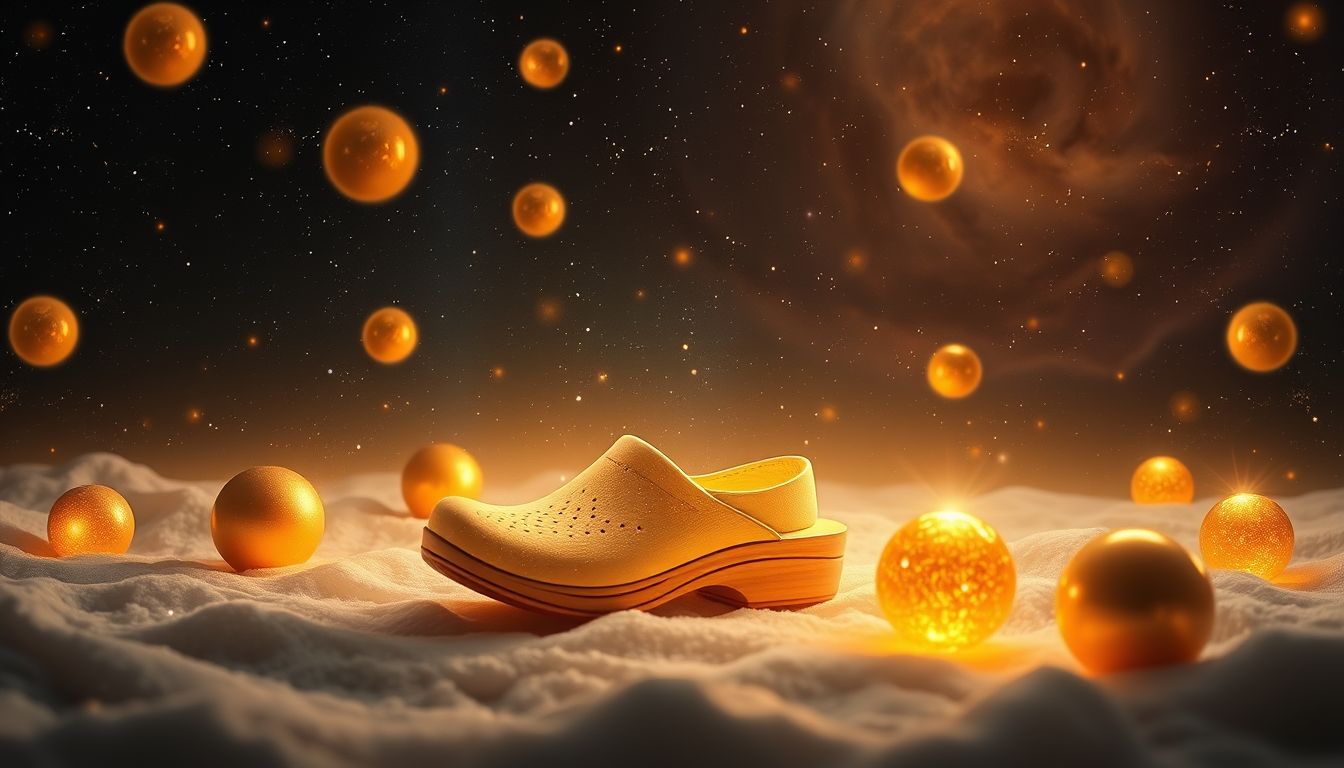 Holzschuhe im Traum symbolisieren oft finanzielle Stabilität und Schutz.