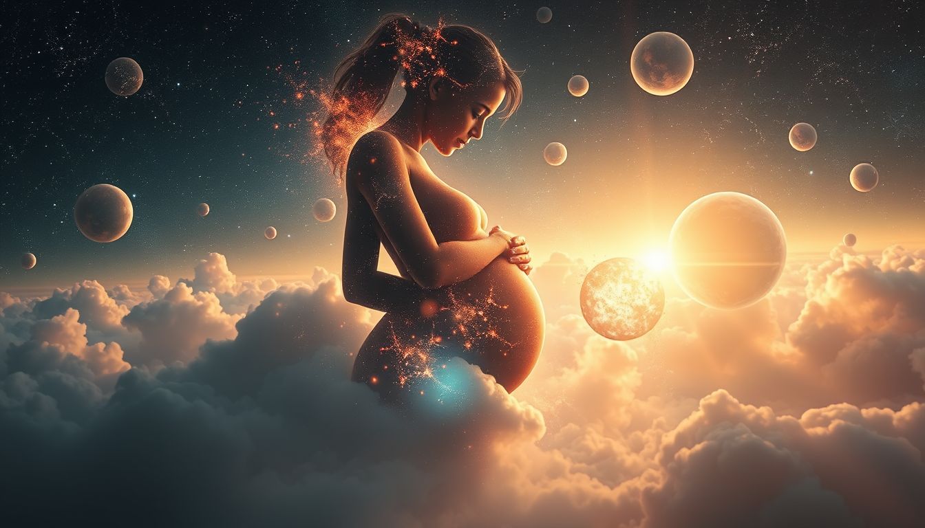 Schmerzen im Traum während Trächtigkeit symbolisieren oft innere Konflikte.