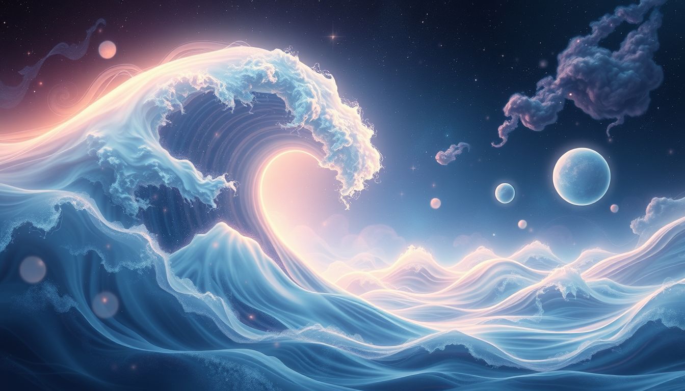 Ein Tsunami im Traum symbolisiert oft tiefgreifende Lebensveränderungen.