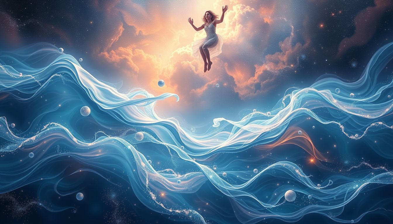 Überschwemmung im Traum symbolisiert oft emotionale Überforderung und Wandel.