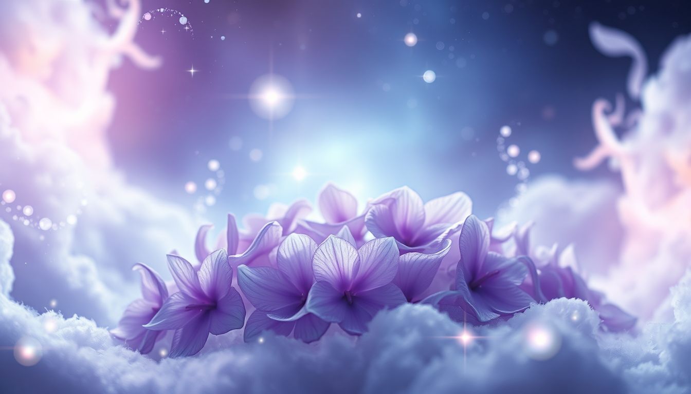 Veilchen symbolisieren in Träumen oft spirituelle Reinheit und Demut.