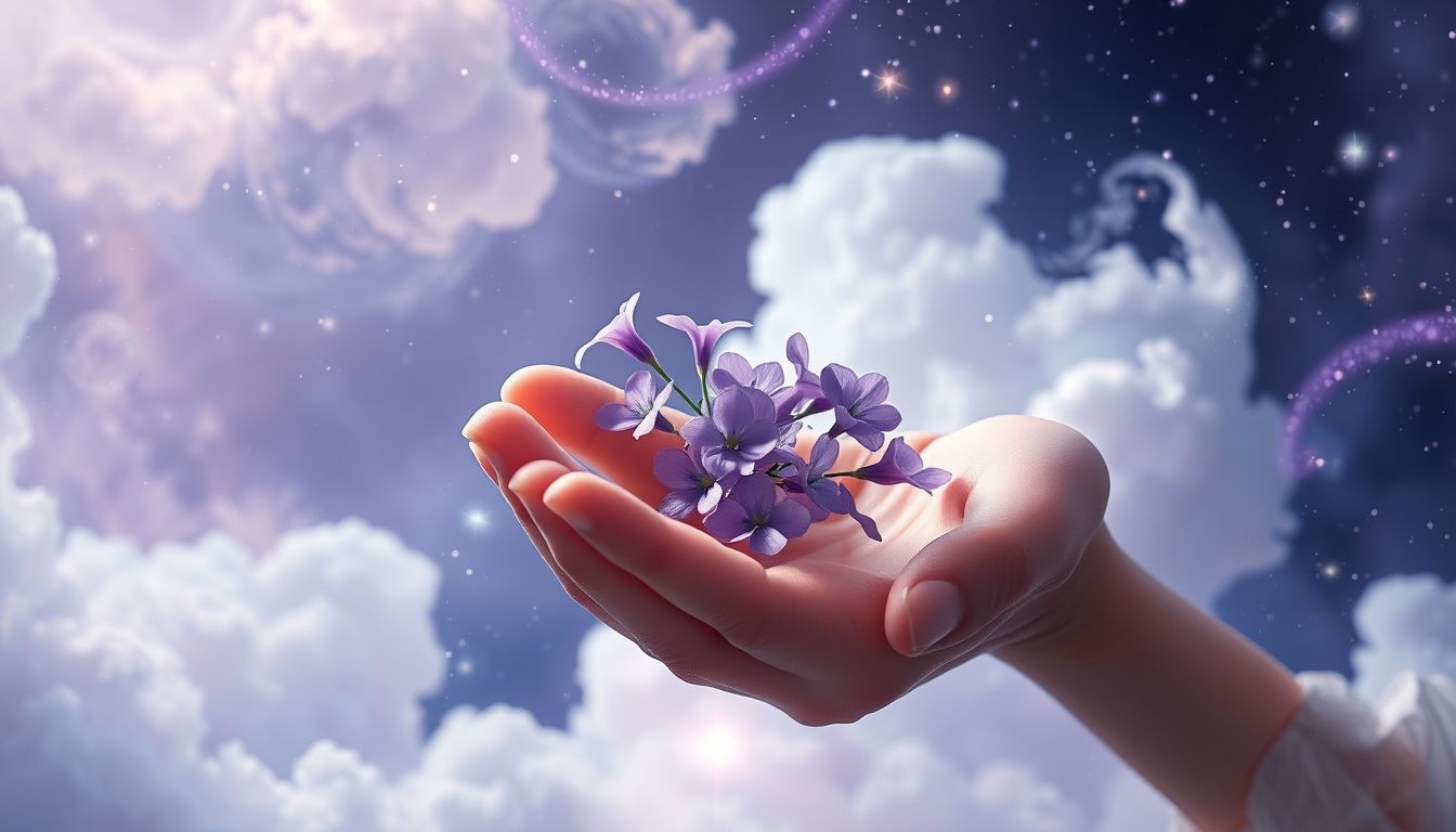Veilchen verschenken symbolisiert stille Liebe und aufrichtige Zuneigung.