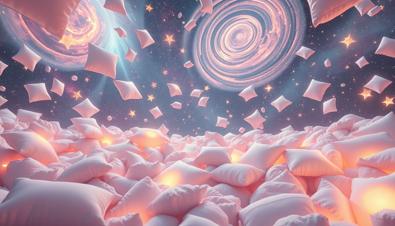 Viele Bettkissen im Traum symbolisieren Komfort und seelische Geborgenheit.