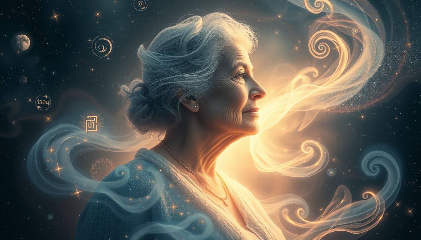 Eine alte Frau im Traum symbolisiert oft Weisheit und Lebenserfahrung.