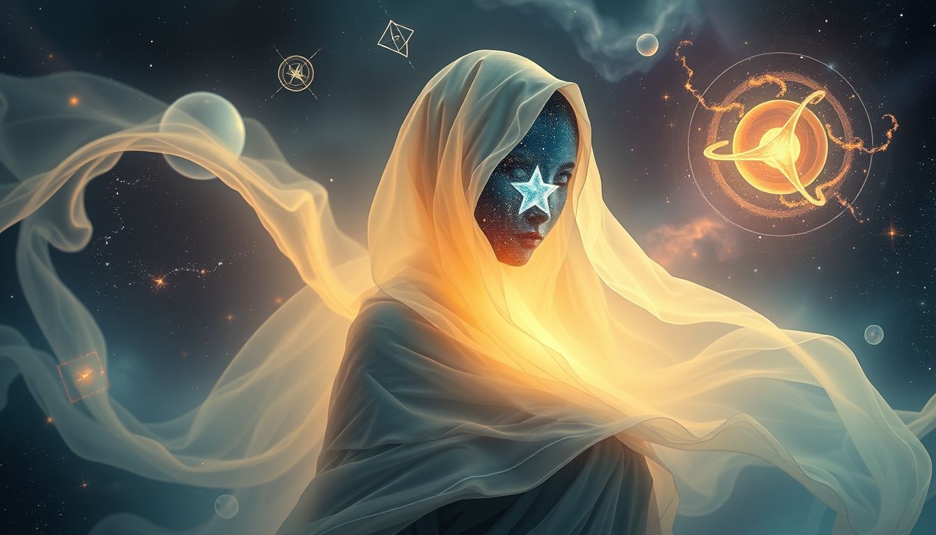 Eine bekleidete Frau symbolisiert Schutz und gesellschaftliche Anpassung.