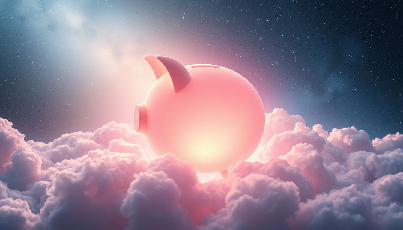 Von einer neuen Spardose träumen symbolisiert finanzielle Hoffnung und Neuanfang.