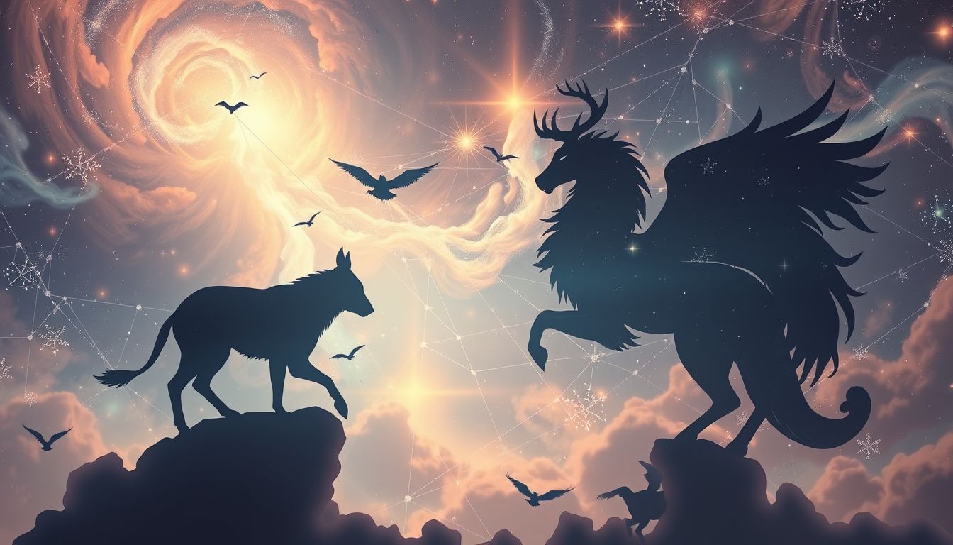 Im Traum können Tiere instinktive Botschaften im Vorstellungsgespräch vermitteln.