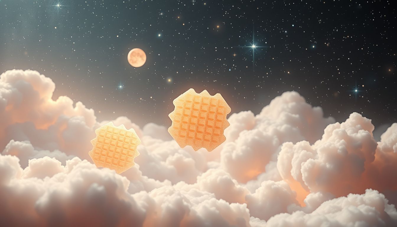Waffeln ohne Belag symbolisieren Klarheit und bewusste Einfachheit im Traum.