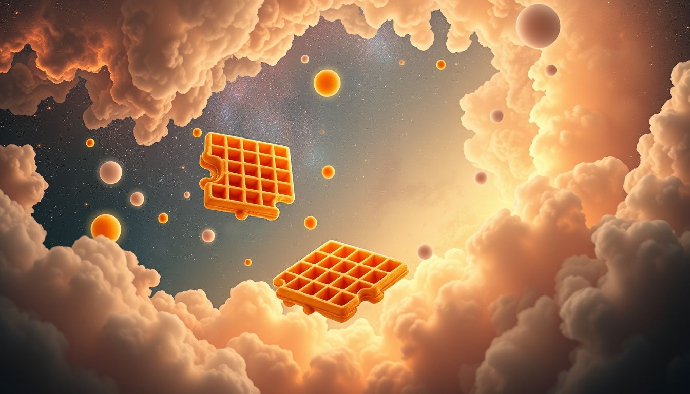 Waffeln verkaufen symbolisiert kreativen Geschäftssinn und unternehmerischen Mut.