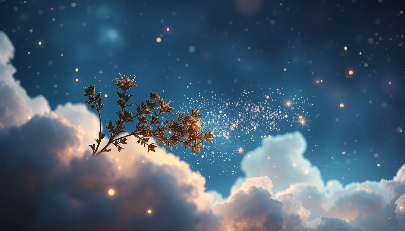 Welker Thymian symbolisiert oft den Verlust von Hoffnung im Traum.