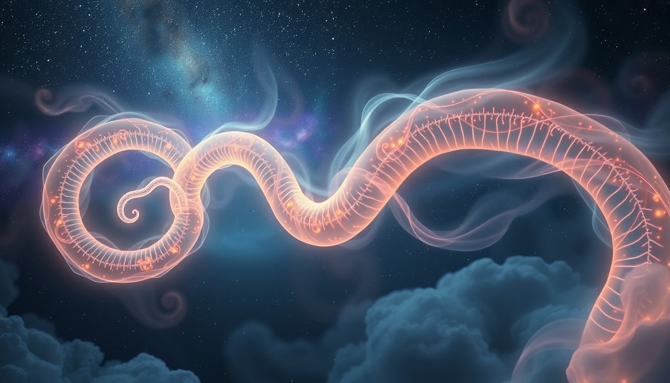 Der 12. Traum von Würmern im Darm symbolisiert innere Ängste.