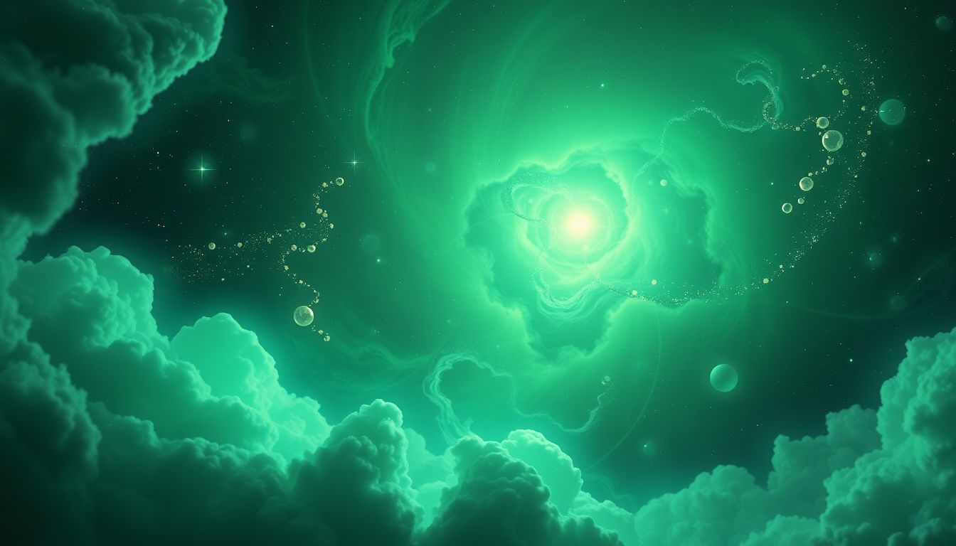 Grünes Licht im Traum symbolisiert Hoffnung und neuen Lebensanfang.