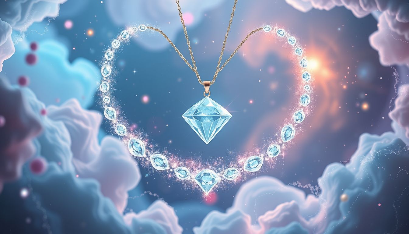 Ein Diamantenhalsband symbolisiert im Traum innere Schönheit und Selbstwert.