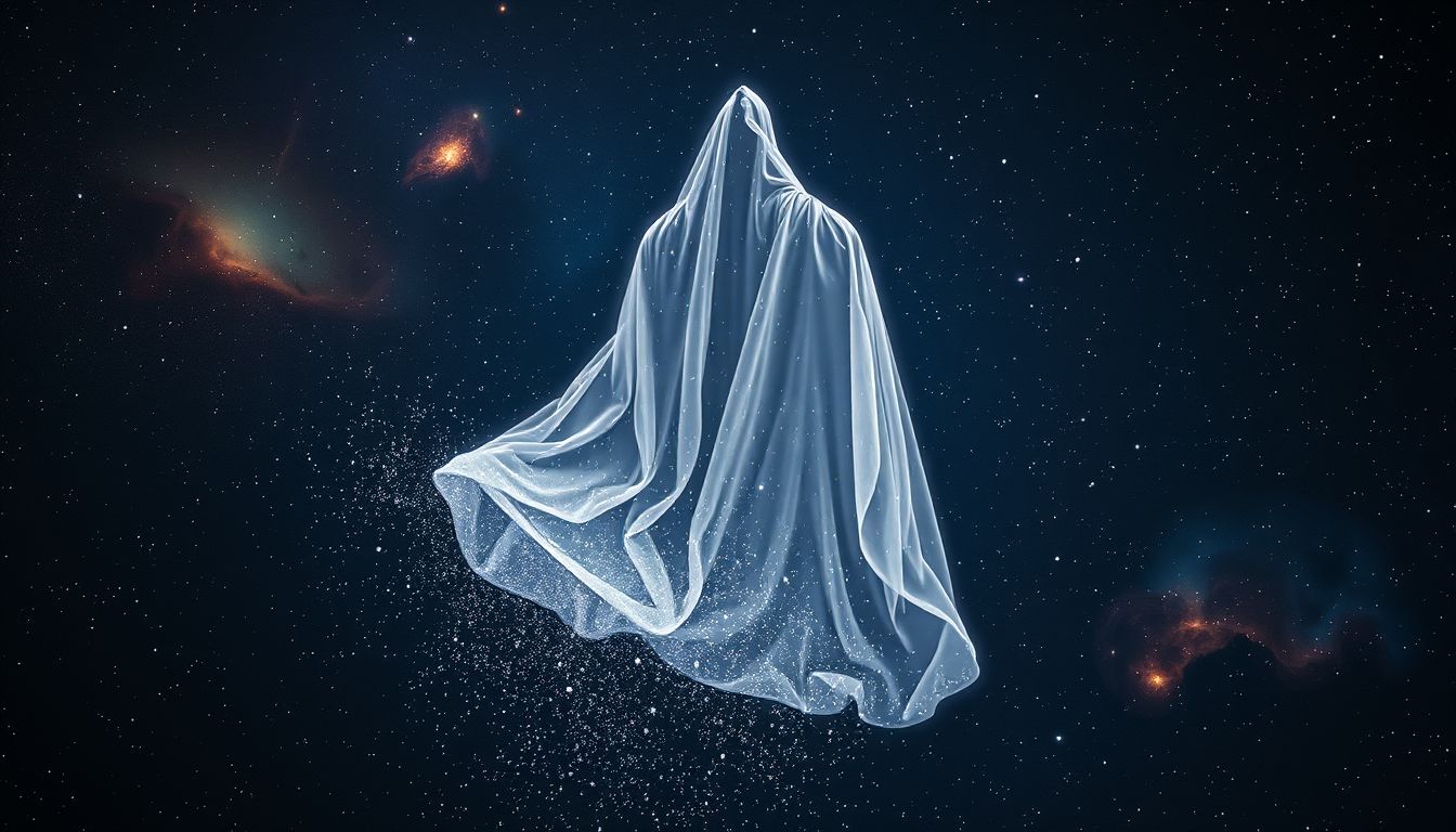 Ein unsichtbarer Umhang symbolisiert Sehnsucht nach gesellschaftlicher Unsichtbarkeit.