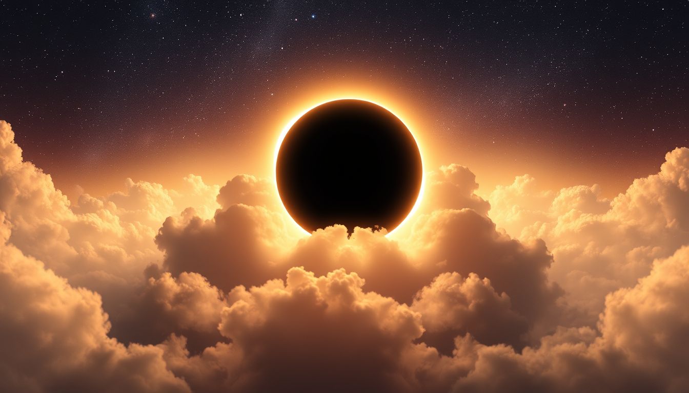 Eine partielle Sonnenfinsternis im Traum symbolisiert innere Veränderung.