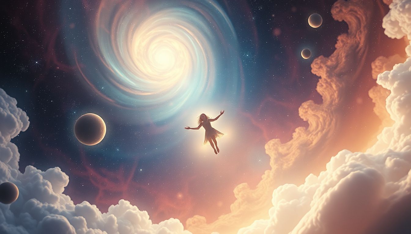 Vom hohen Gebäude fallen symbolisiert Kontrollverlust und Angst vor Versagen.