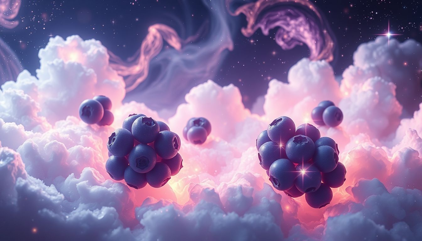 Der 22. Traum von Blaubeeren symbolisiert oft unerwarteten materiellen Reichtum.