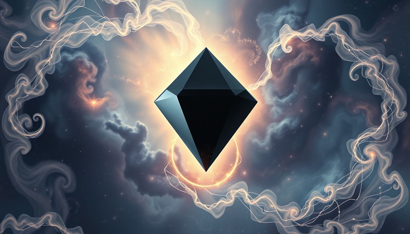 Schwarze Diamanten symbolisieren im Traum verborgene innere Stärke.