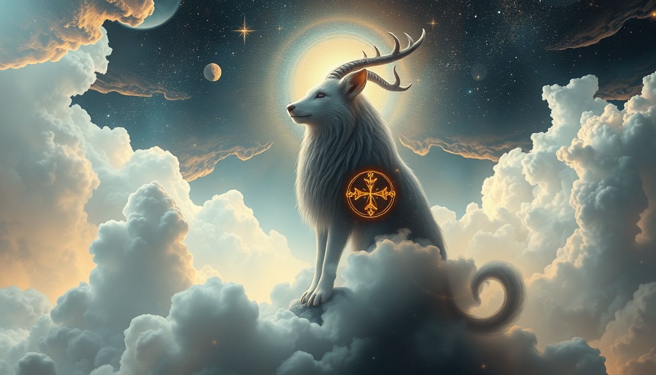 Der Papst als Tier symbolisiert instinktive Führung und spirituelle Stärke.