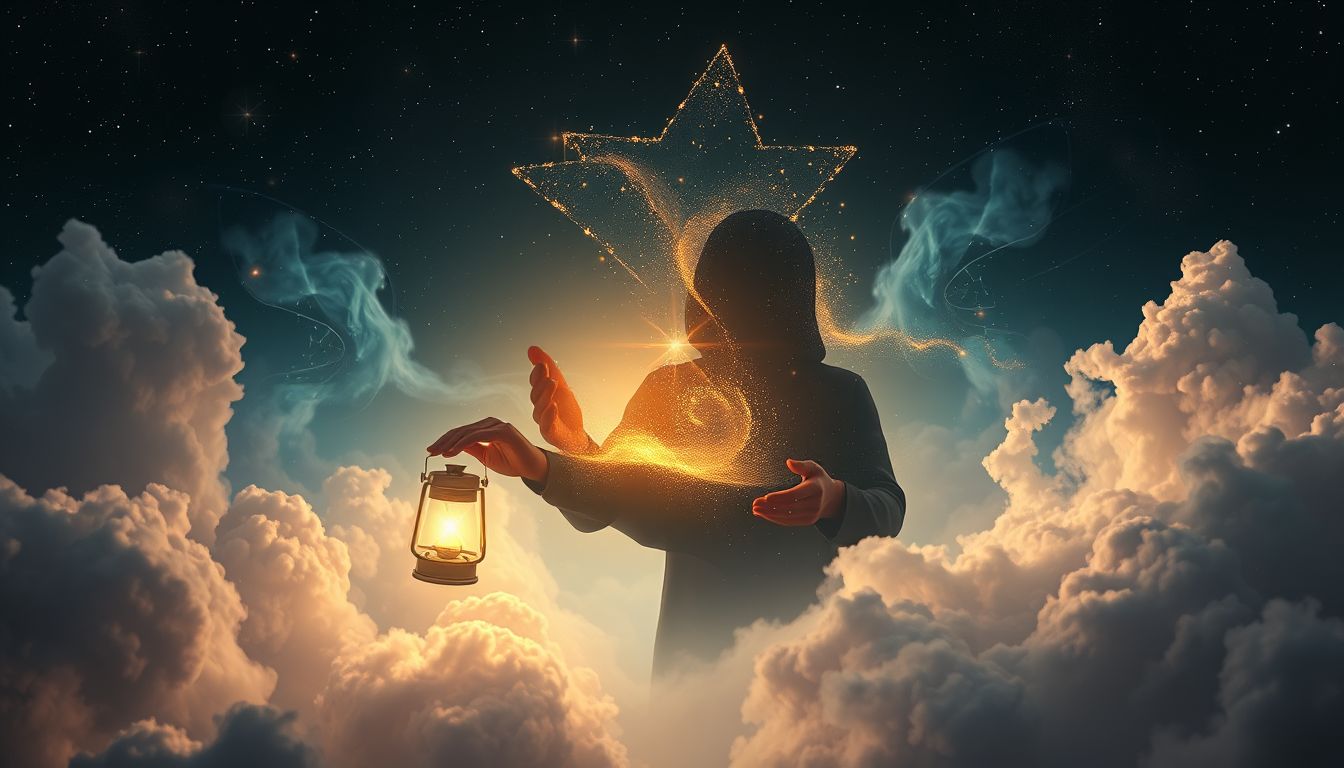 Eine Handlaterne symbolisiert im Traum Führung und innere Klarheit.