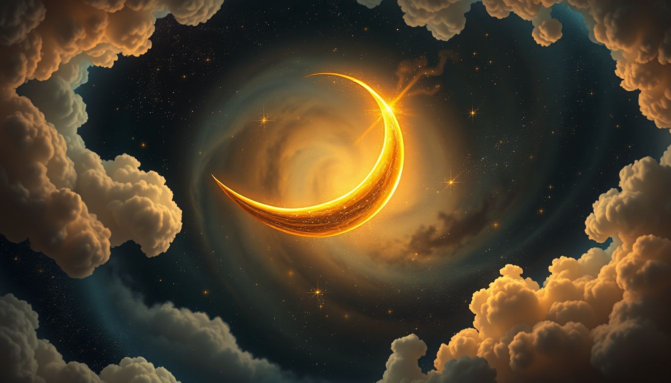 Ein goldenes Jagdhorn symbolisiert Erfolg und neue kraftvolle Anfänge.