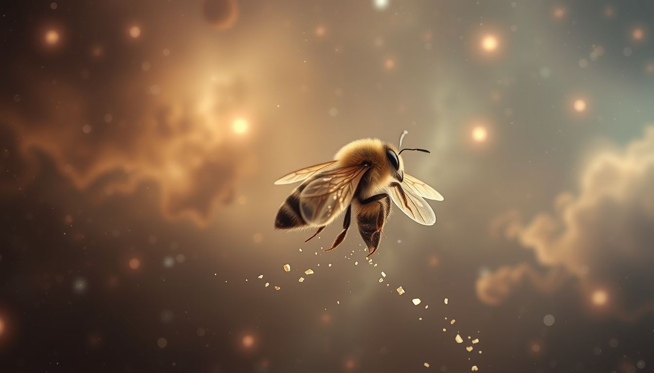 Eine tote Imme symbolisiert oft Verluste und innere Erschöpfung.