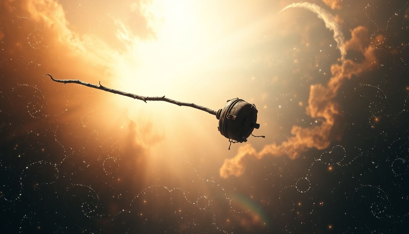 Alte Wäschestangen symbolisieren veraltete Gewohnheiten und Vernachlässigung.