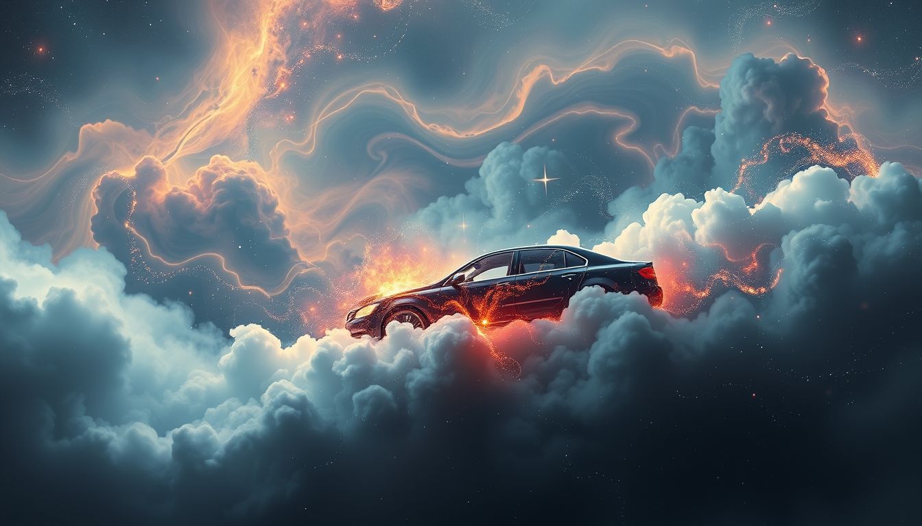 Ein Autounfall mit Fußgänger symbolisiert Schuldgefühle im Traum.